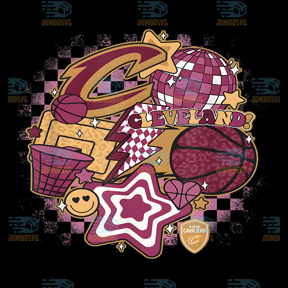 nba-cleveland-cavaliers-psychedelic-basketball-png