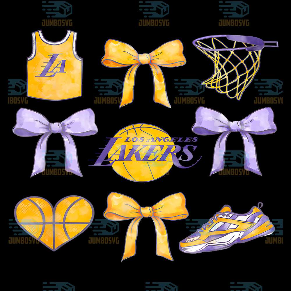 nba-los-angeles-lakers-bow-grid-png