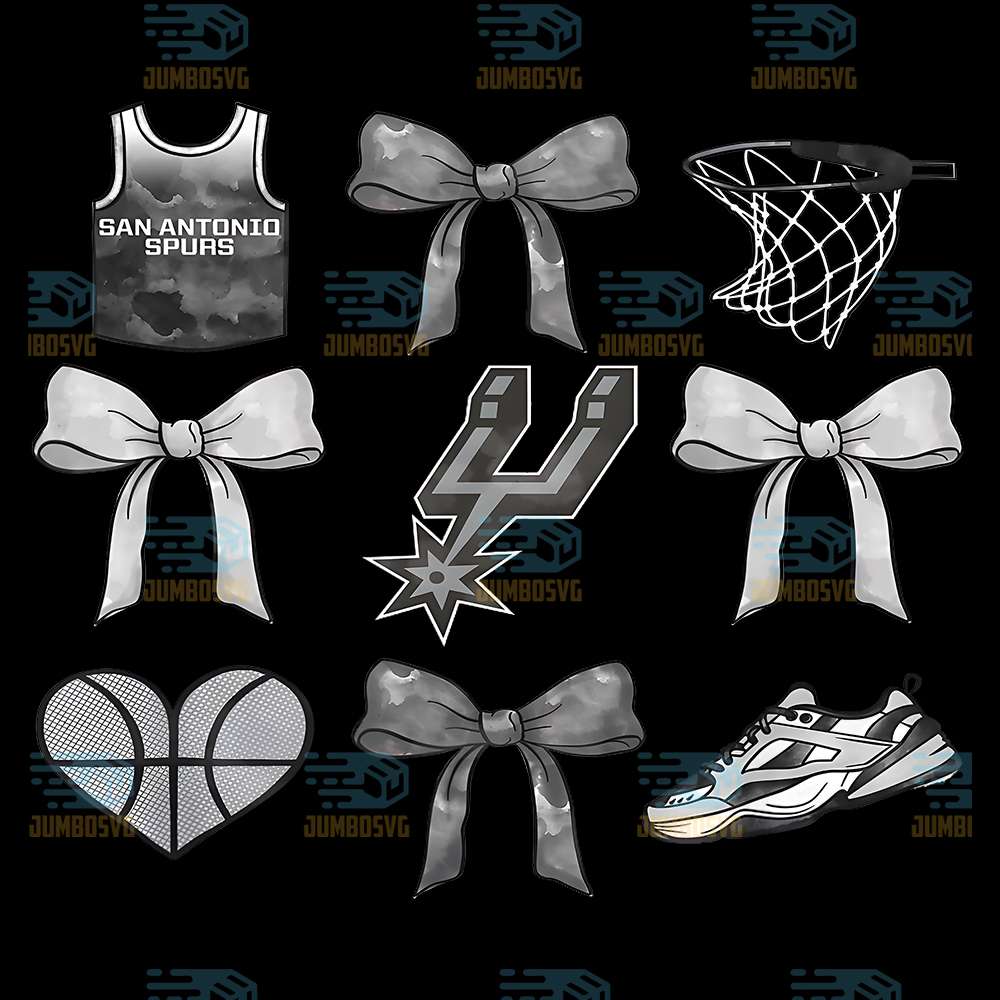 nba-san-antonio-spurs-bow-grid-png