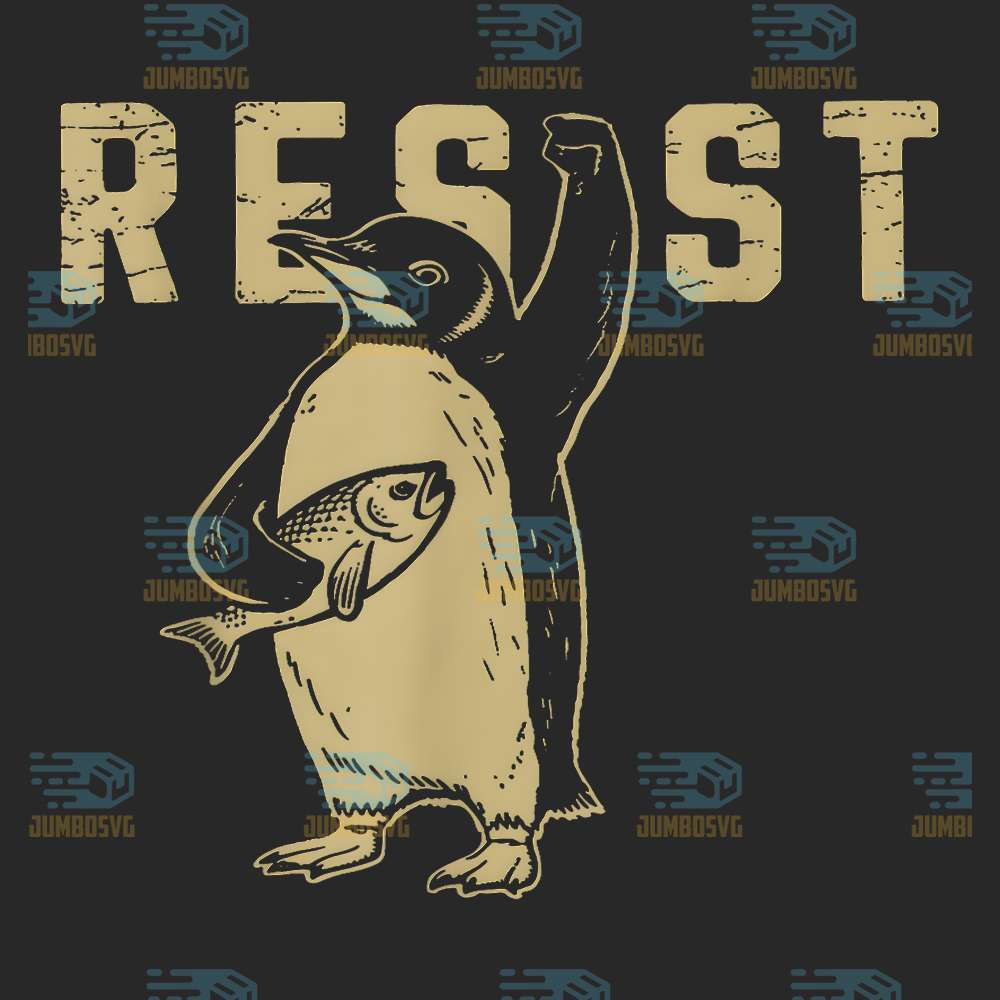 penguin-flippers-up-resist-png
