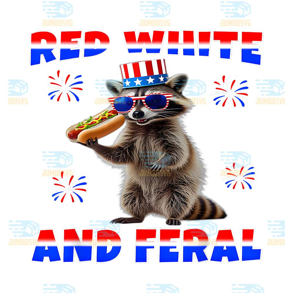 raccoon-4th-of-july-png