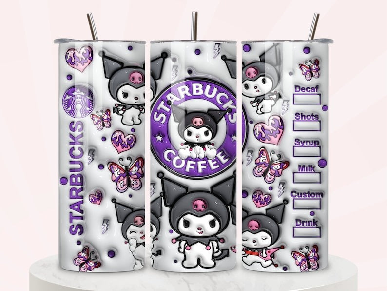 100 Kitty Coffee Tumbler Bundle, Cartoon Tumbler, Tumbler Wrap, Spring Flower Pink Cat PNG, 20oz Straight Skinny Wrap, Full Tumbler Wrap