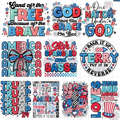 100 Retro 4th of July PNG Mega Bundle, 4th of July Png, America Png, Fourth of July Png, USA Png, Independence Day, American Flag Png