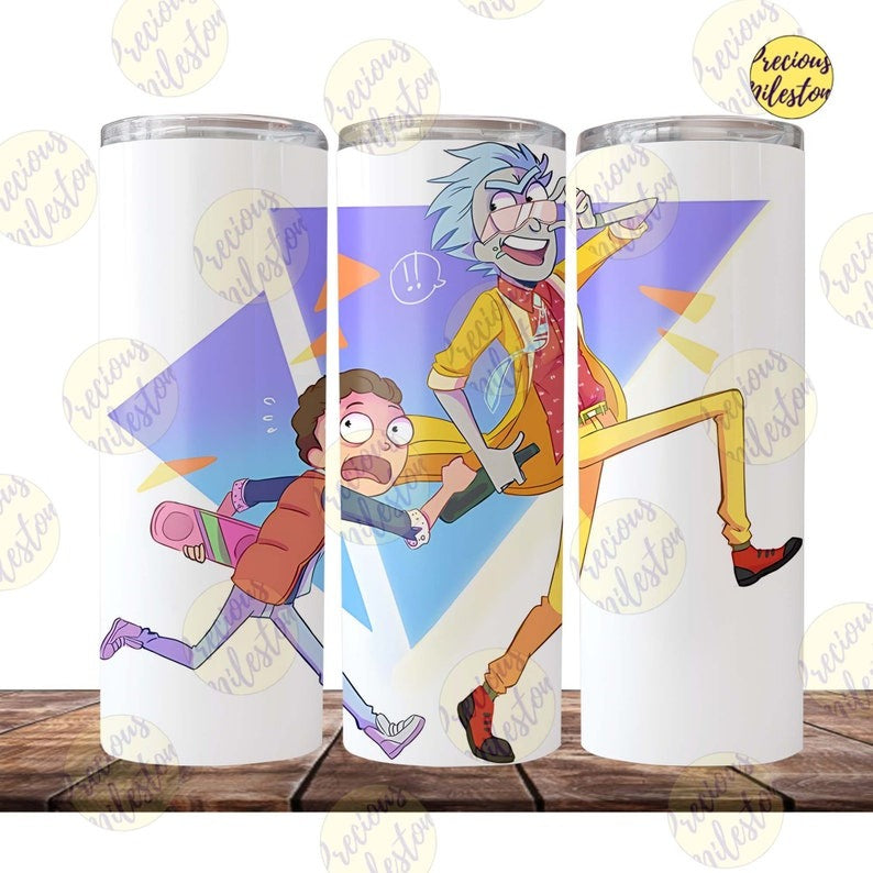 100+ Rick and Morty Tumbler Png, Cartoon Character Tumbler Digital Design, Skinny Tumbler 20oz Design, Instant Download