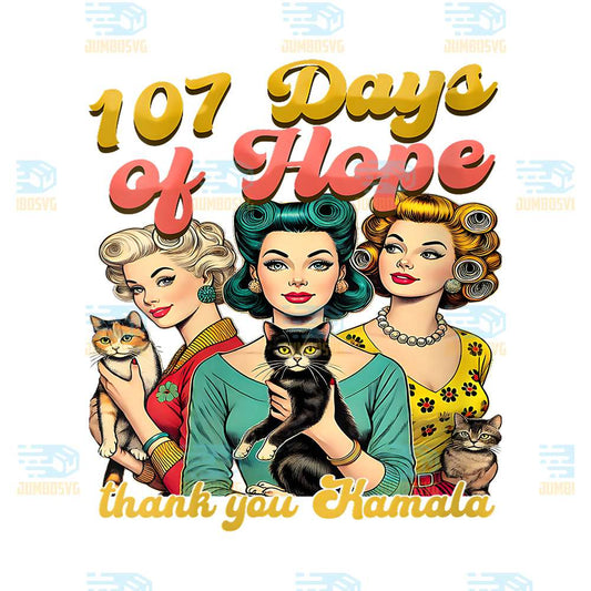 107-Days-Kamala-Harris-Childless-Cat-Ladies-Png