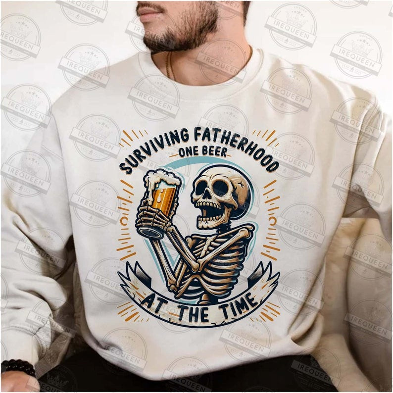 10 Skeleton Dad Png Bundle, Beer Dad Bod Png, Funny Skeleton Doing Dad Shit, Trendy Father's Day T-Shirt Mug Retro for Men Png, Digital File