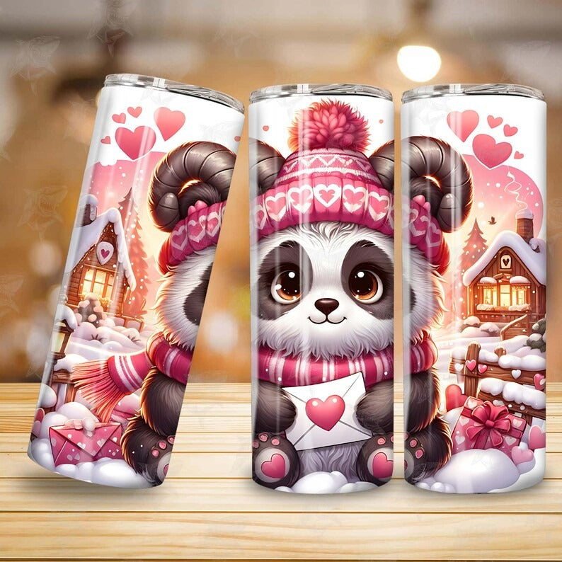 10+ Baby Animal Valentines Day Tumbler Wrap, Valentine 20oz Skinny Straight & Tapered Tumbler Design , Love Letter Tumbler, Digital Download.1