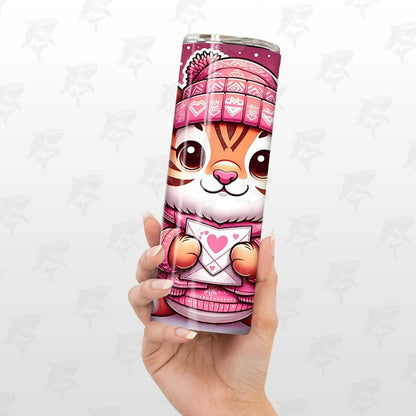 10+ Baby Animal Valentines Day Tumbler Wrap, Valentine 20oz Skinny Straight & Tapered Tumbler Design , Love Letter Tumbler, Digital Download.1