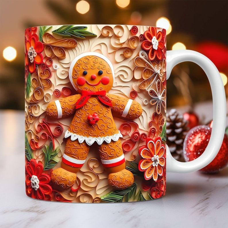 130 Cute Christmas Mug Wrap Bundle, Mug Wrap Sublimation Designs PNG, 11oz and 15oz Mug Template, 3D Christmas Mug Wrap - Jumbosvg