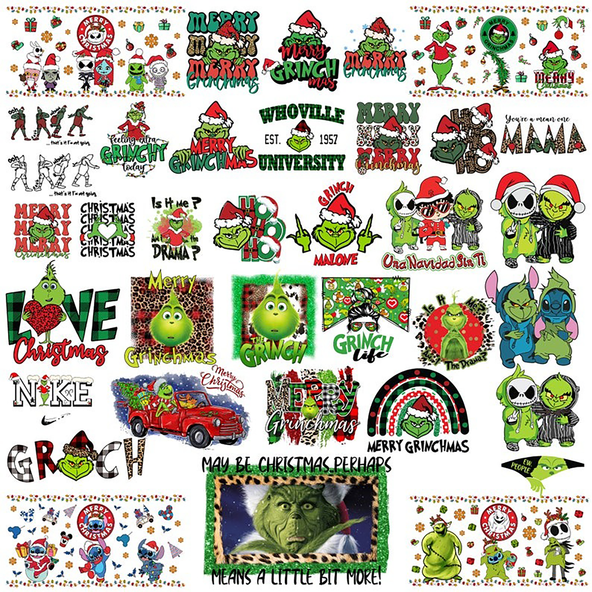 140+ Files The Grnich Png Bundle, Merry Grnichmas Png, Retro Grinc Png, Christmas Sublimation, Digital Sublimation, Unique Designs - Jumbosvg