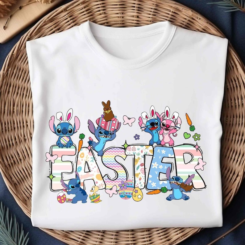 15+ Designs Mickey and Friends Easter PNG Bundle, Stitch Easter Png, Dis_neyland Easter PNG bundle, Happy Easter designs, Digital download