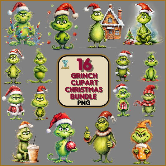 15_GrinchClipartChristmasBundle