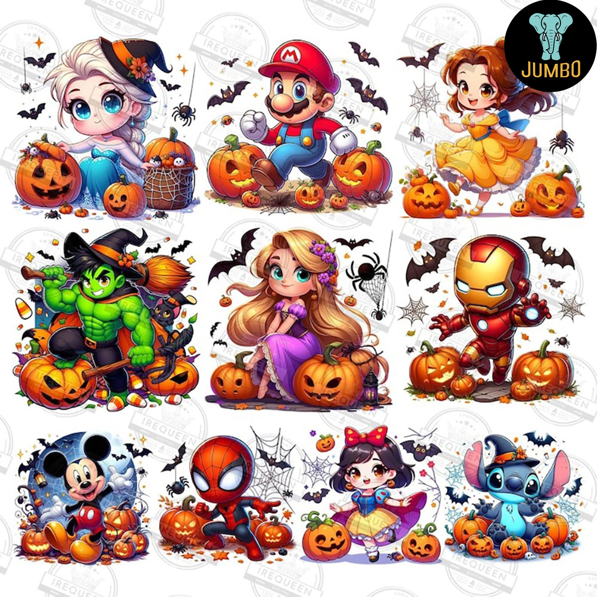 15_HalloweenCartoonPngBundle2