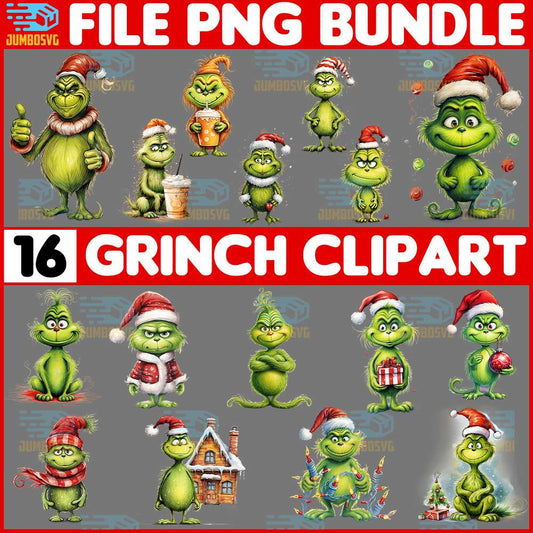 16-File-Grinch-Clipart-Bundle-Png