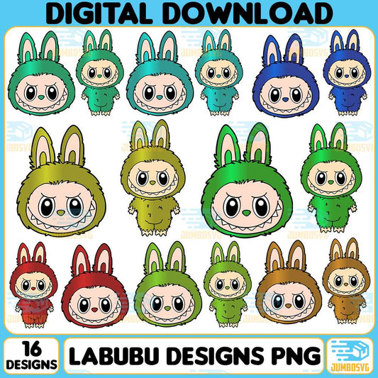 16-File-Labubu-Designs-Bundle-Png