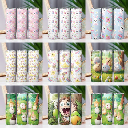 170+ Easter Tumbler Wrap Bundle, 20oz Skinny Easter Tumbler PNG Easter Eggs Sublimation Designs, Easter Bunny Tumbler Wrap, Digital Download