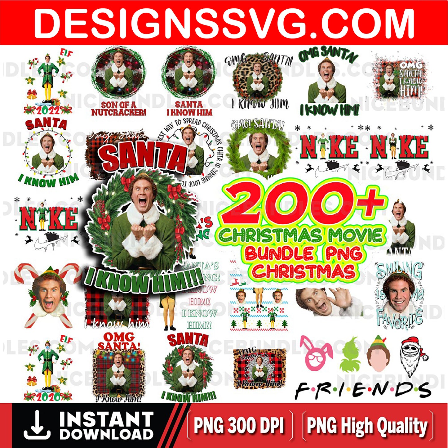 200+ Christmas Movie PNG, Buddy The Elfs Png, Christmas Vacation Png,Home Alone Png, Grinchmas Png, Instant Download