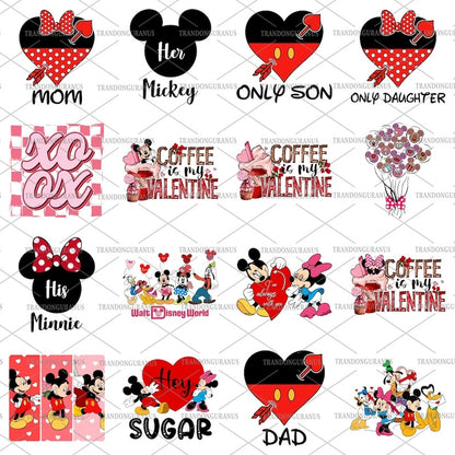 200+ Mega Bundle Valentine Designs, Happy Valentine Png, Conversation Hearts, Bundle Happy Valentine's Day Png, Magical Heart Valentines Png.1