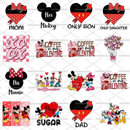 200+ Mega Bundle Valentine Designs, Happy Valentine Png, Conversation Hearts, Pink Happy Valentine's Day Png, Magical Heart Valentines Png.1