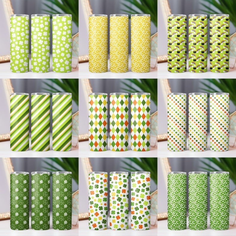 200 + St Patricks Tumbler Wrap Designs Bundle, Shamrock Tumbler PNG, St Patricks Sublimation Designs, St Patricks Tumbler Wrap PNG