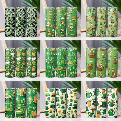 200 + St Patricks Tumbler Wrap Designs Bundle, Shamrock Tumbler PNG, St Patricks Sublimation Designs, St Patricks Tumbler Wrap PNG