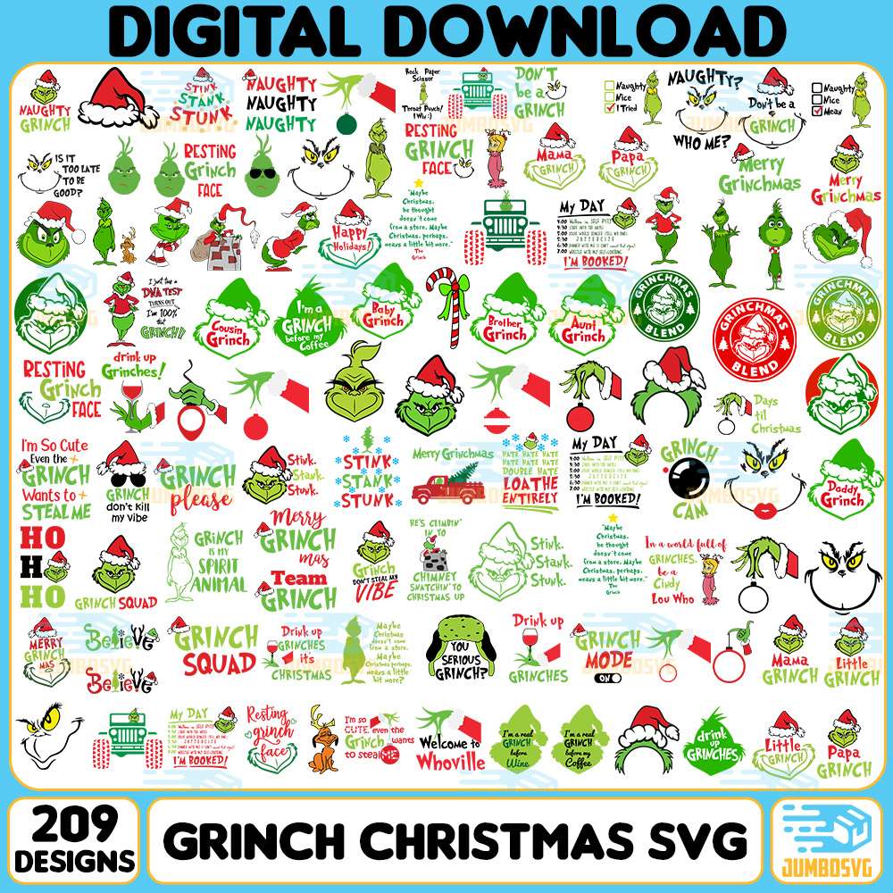 209-File-Grinch-Christmas-Bundle-Svg