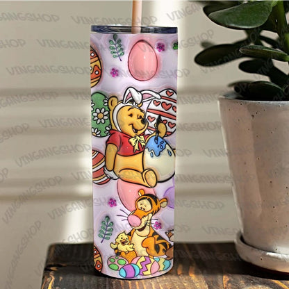 20 Anime Happy Easter Day 20oz Skinny Tumbler Wrap PNG, Horror Killers 20oz Skinny Tumbler Wrap Png, Bunny Easter Tumbler, Instant Download