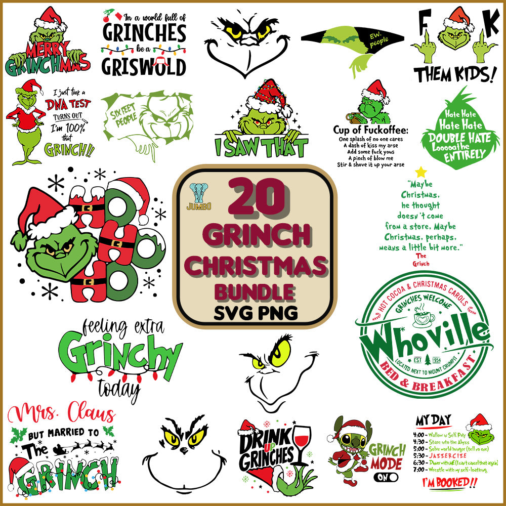 20GrinchChristmasSvgBundle