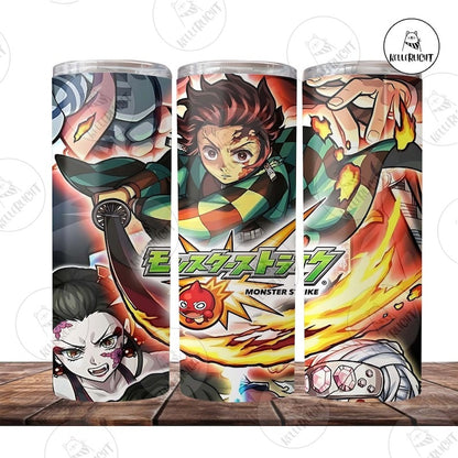 20+ Anime Tumbler Bundle Wrap, Anime 20 Oz Skinny Tumbler & Straight Png, Demon Slayer Bundle Tumbler Png Wrap Designs, Instant Download