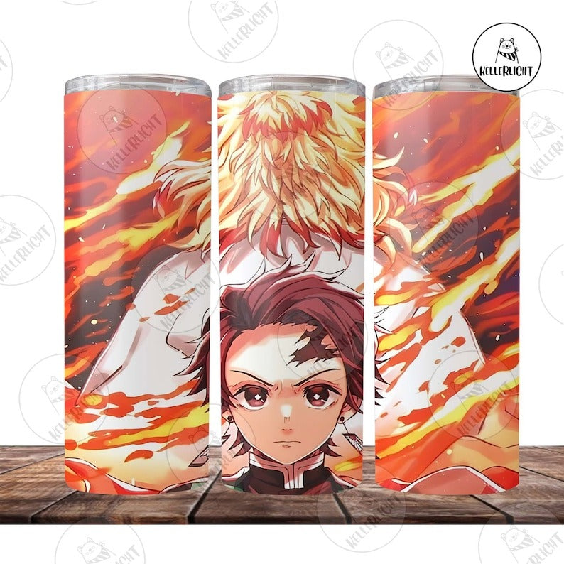 20+ Anime Tumbler Bundle Wrap, Anime 20 Oz Skinny Tumbler & Straight Png, Demon Slayer Bundle Tumbler Png Wrap Designs, Instant Download