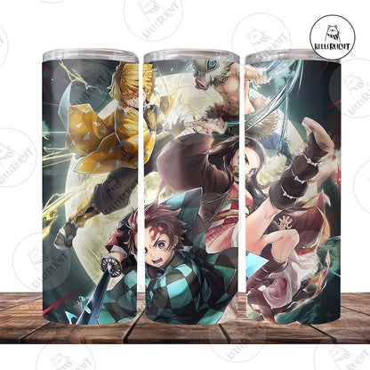 20+ Anime Tumbler Bundle Wrap, Anime 20 Oz Skinny Tumbler & Straight Png, Demon Slayer Bundle Tumbler Png Wrap Designs, Instant Download