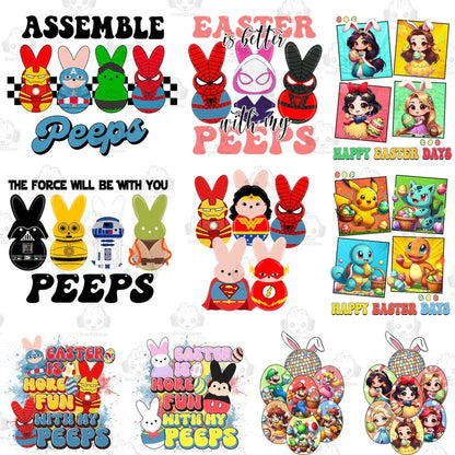 20+ Chilling With My Peeps Bundle Png, Easter Cartoon PNG, Cute Easter Shirt Design Png, Happy Easter Png,Easter Girl Shirt Png,Digital File