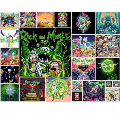 20+ Rick And Morty Tumbler Bundle, Cartoon Tumbler 20oz Skinny Sublimation, Rick And Morty Bundle Digital Design, PNG Instant Download