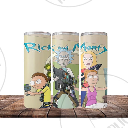 20+ Rick And Morty Tumbler Png, Cartoon Character Tumbler Digital Design, Skinny Tumbler 20oz Design, Instant Download