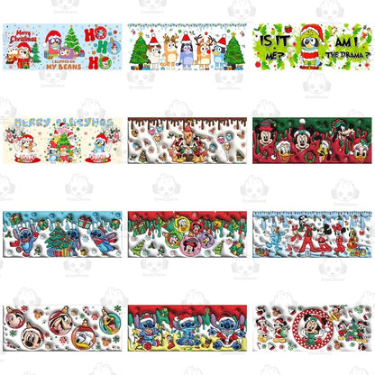 25+ 3D Christmas Character Inflated Mug Wrap Bundle, Funny Xmas Mug Png, 3D Xmas Puffy 11oz Mug, My Day Mug Wrap, Puffy Christmas Mug Png - Jumbosvg