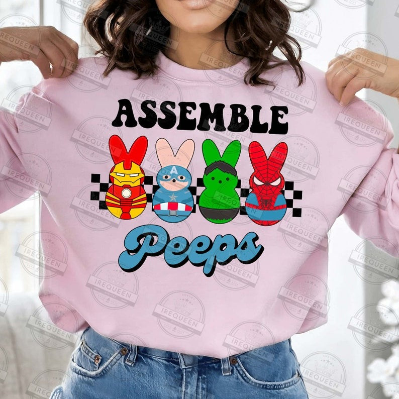 25+ Easter Cartoon Png Bundle, Easter Superhero Png, Cartoon Peeps Png, Happy Easter Day Png, Easter Kids Shirt Png, Digital File