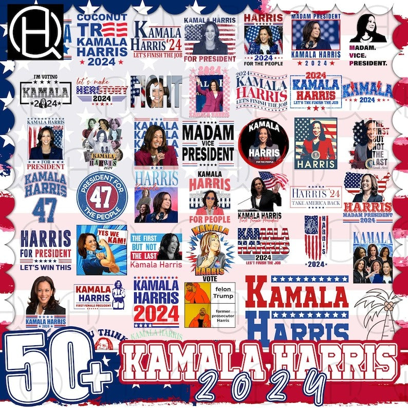 25+ Kamala Harris 2024 Bundle, Kamala Png