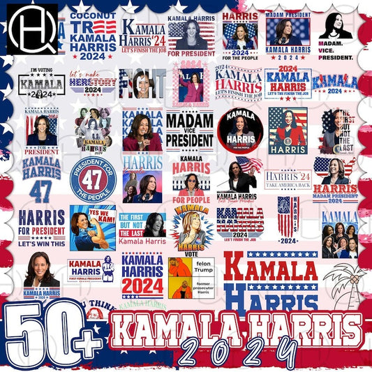 25+ Kamala Harris 2024 Bundle, Kamala Png