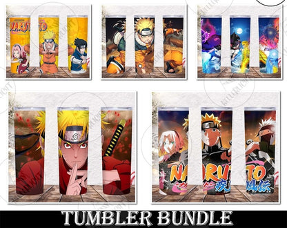 25+ Naruto Tumbler Bundle, Bundle Digital Design, Tumbler 20oz Skinny Sublimation, Instant Download