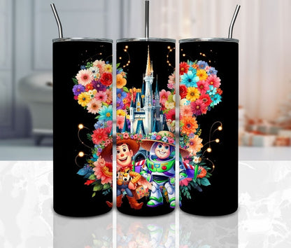 26 Designs Cartoon Movie Character 20oz Skinny Tumbler Sublimation, Cartoon Bundle Tumbler Wrap Png, Bundle PNG Instant Digital Download