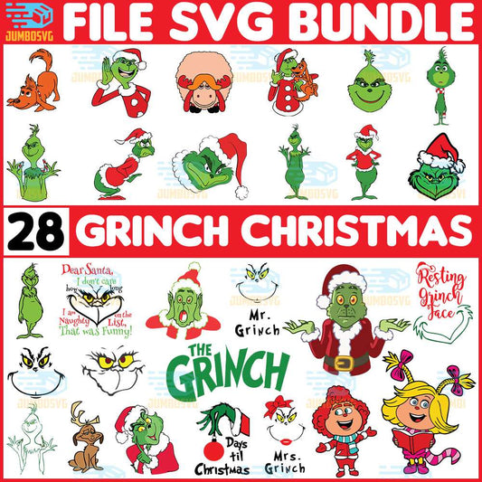 28-File-Grinch-Christmas-Bundle-Svg
