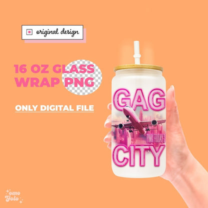 30 GAG City Nicki Minaj 16 Oz UvDtf Can Glass Wrap Png Bundle, Queen Rap Libbey Coffee Cup as Fans gifts Digital Download, Commercial Use