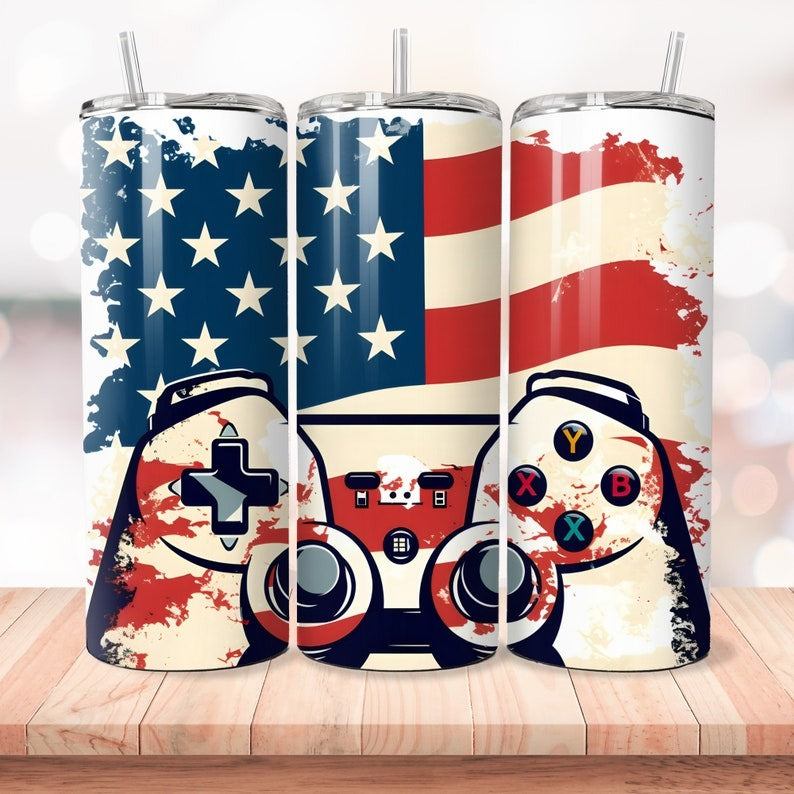 30+ Patriotic Tumbler PNG Bundle, 4th of July Tumbler Wrap Sublimation, USA Independence Day Designs Sublimation Tumbler Big Bundle