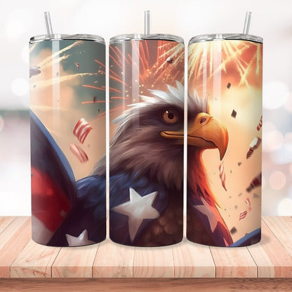 30+ Patriotic Tumbler PNG Bundle, 4th of July Tumbler Wrap Sublimation, USA Independence Day Designs Sublimation Tumbler Big Bundle