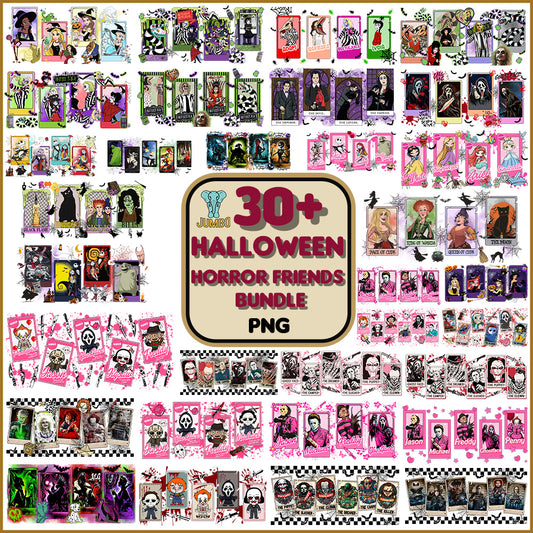 30_HalloweenFriendsPngBundle