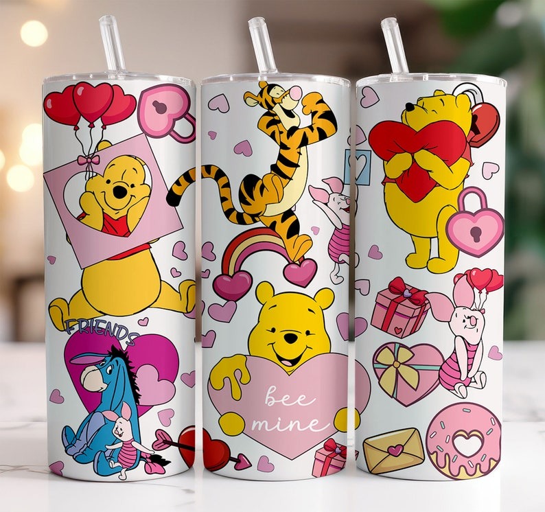 35 Valentine Tumbler Wrap Bundle, Valentine 20oz Skinny Tumbler Designs, Valentine Sublimation Designs, Valentines Day Tumbler Wrap - PNG