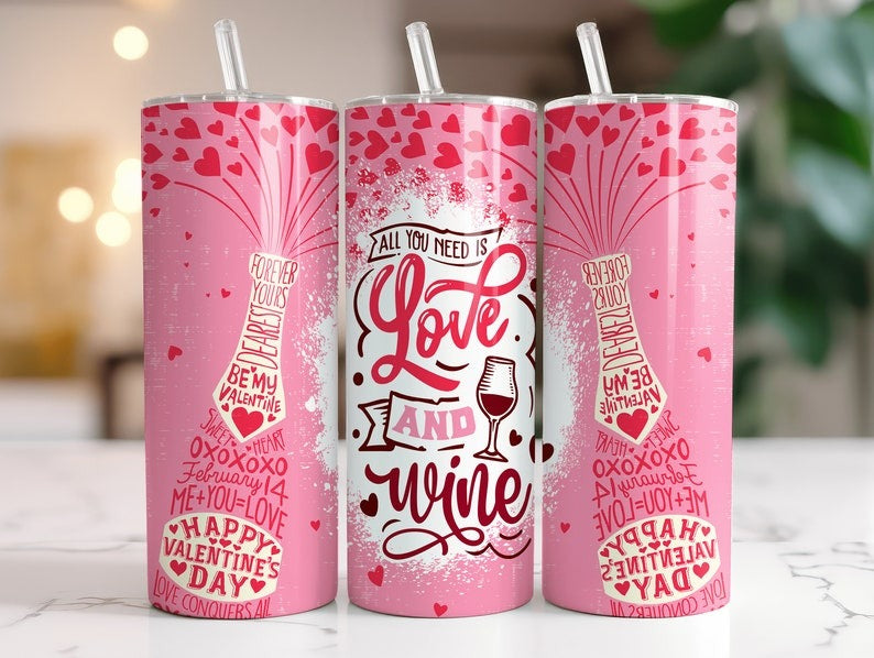 35+ Valentine Tumbler Wrap Bundle, Valentine 20oz Skinny Tumbler Designs, Valentine Sublimation Designs, Valentines Day Tumbler Wrap