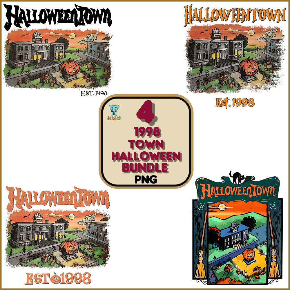 41998TownHalloweenPngBundle