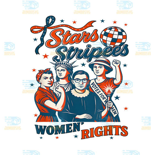 4th-Of-July-Feminist-Stars-Stripes-And-Women-s-Rights-Png