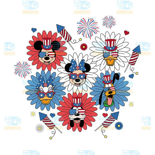 4th-Of-July-Mickey-And-Friends-Svg